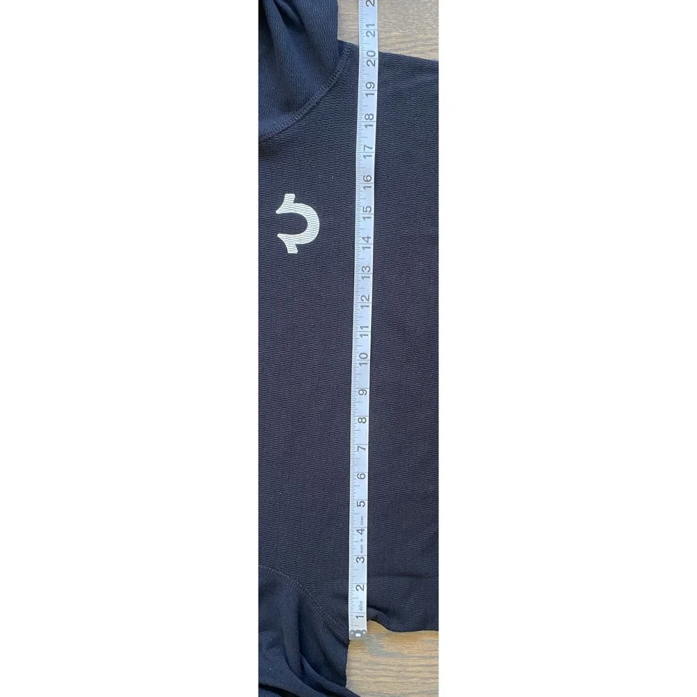 True Religion Long Sleeve Shirt Black Thermal Men Size Large